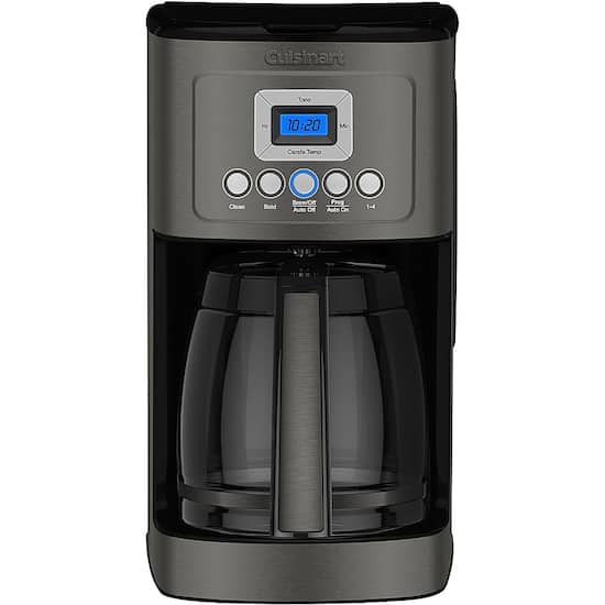 Cuisinart 14 Cup Coffee Maker with Water Filtration Black Stainless