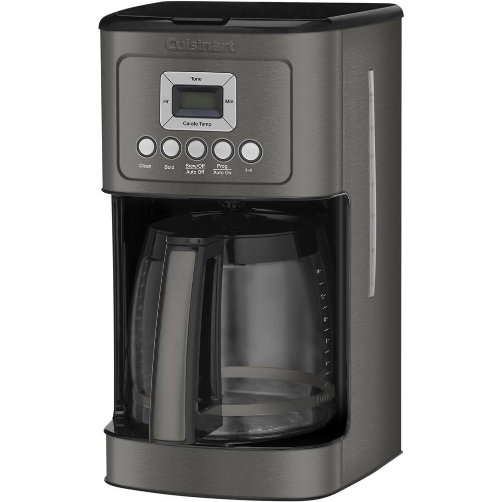 Alt View 11. Cuisinart - 14-Cup Coffee Maker with Water Filtration - Black Stainless Steel.