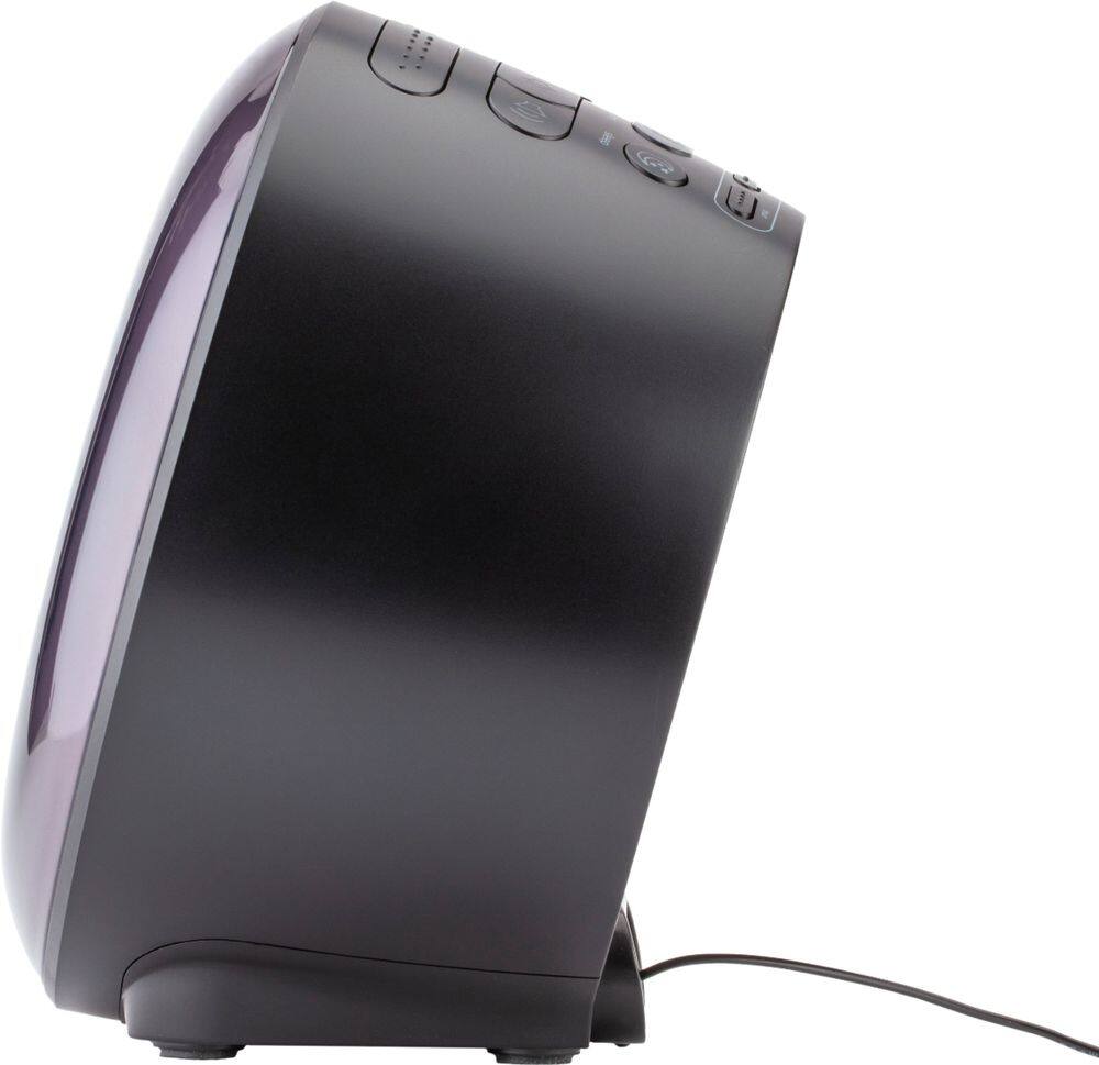 Alt View 16. iHome - PowerClock Glow - Bluetooth Color Changing FM Alarm Clock Radio - Black.