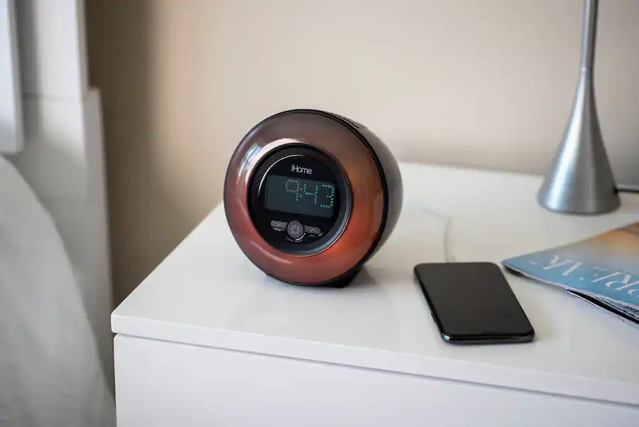 iHome PowerClock Glow Bluetooth Color Changing FM Alarm Clock