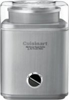 Cuisinart - Pure Indulgence 2-Quart Ice Cream and Sorbet Maker - Brushed Metal - Front_Zoom