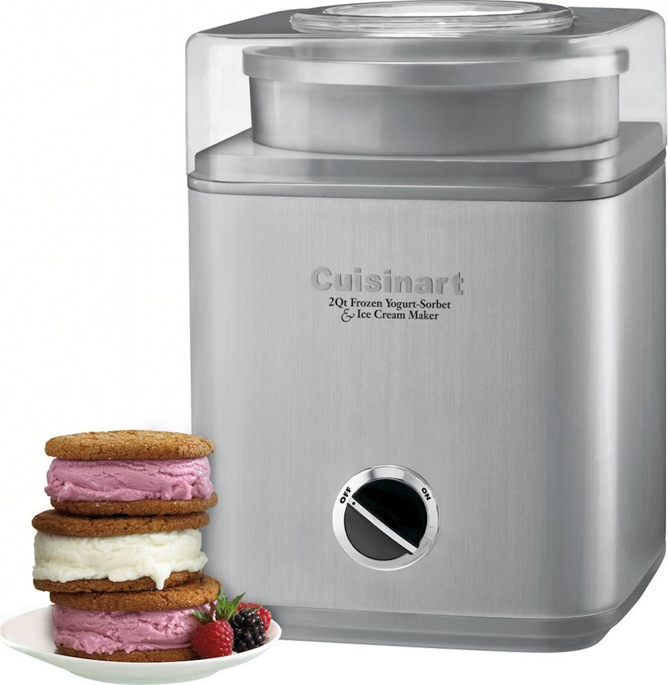 Alt View 11. Cuisinart - Pure Indulgence 2-Quart Ice Cream and Sorbet Maker - Brushed Metal.