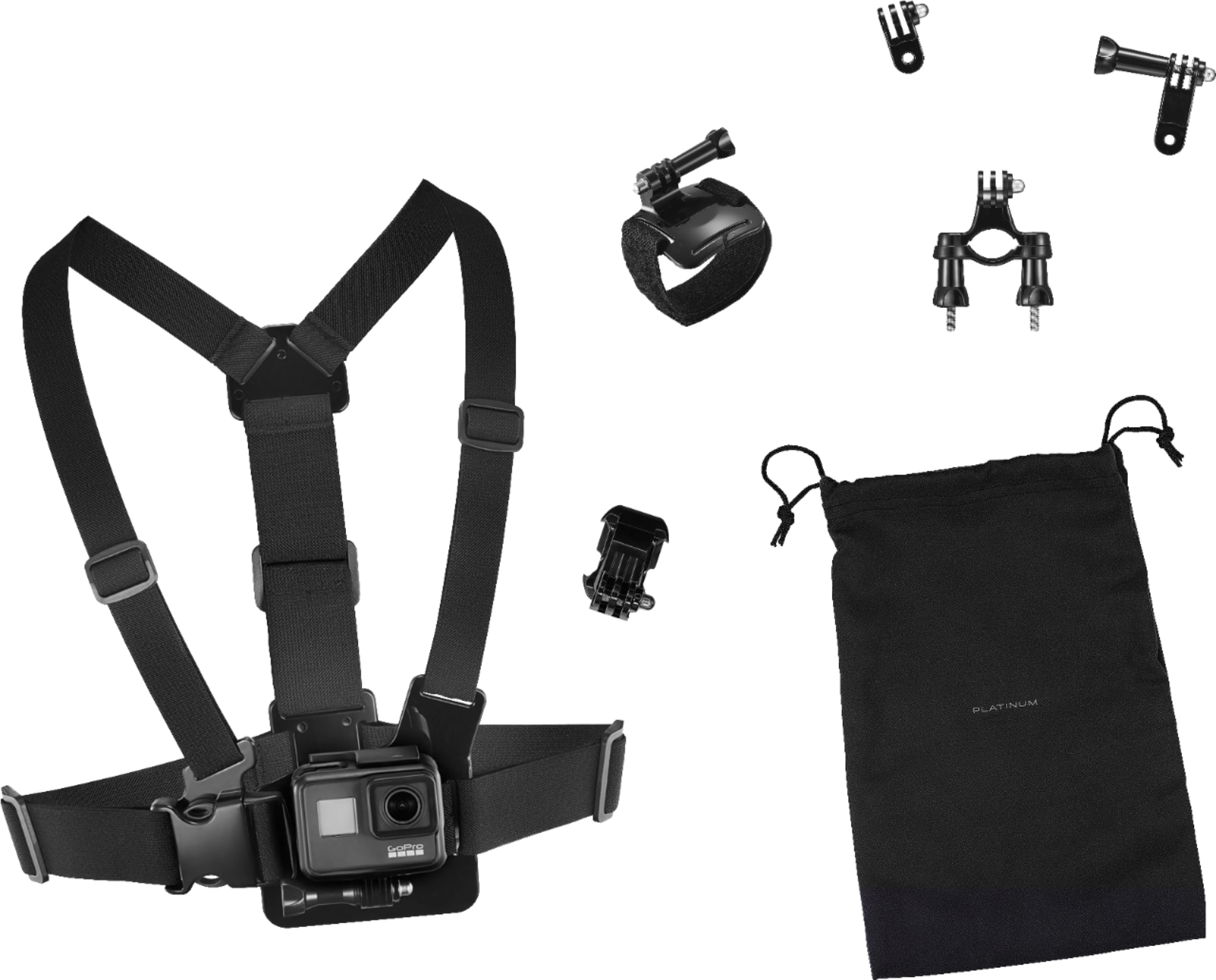 Angle View: Platinum™ - Extreme Accessory Kit for GoPro Action Cameras