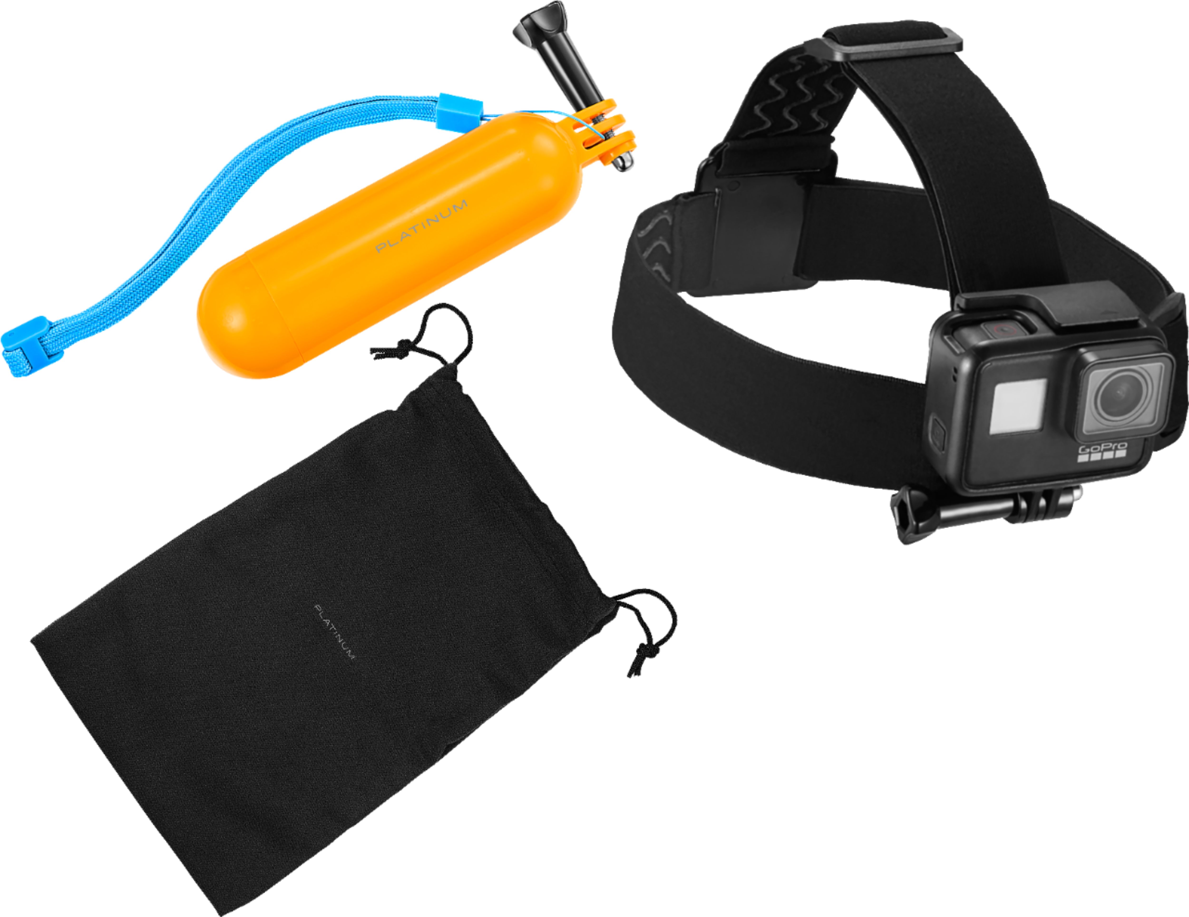 Angle View: Platinum™ - Explore Accessory Kit for GoPro Action Cameras