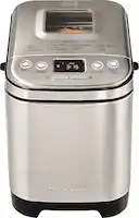 Cuisinart - Compact Automatic Bread Maker - Stainless Steel - Front_Zoom