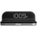 Front Zoom. iHome - PowerValet - Sleek Alarm Clock with Qi Wireless Charging and USB Charging - Black.