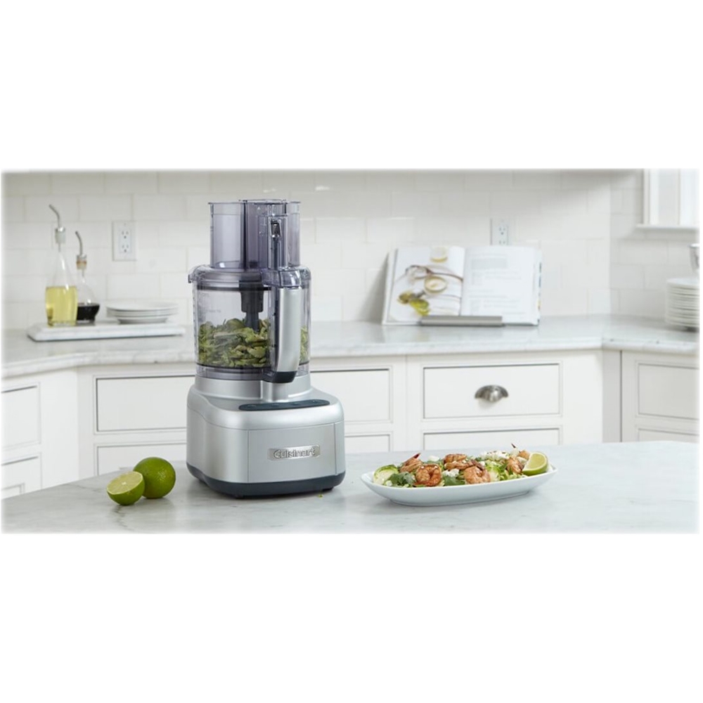 Left View: Cuisinart - Elemental 11-Cup Food Processor - Stainless Steel