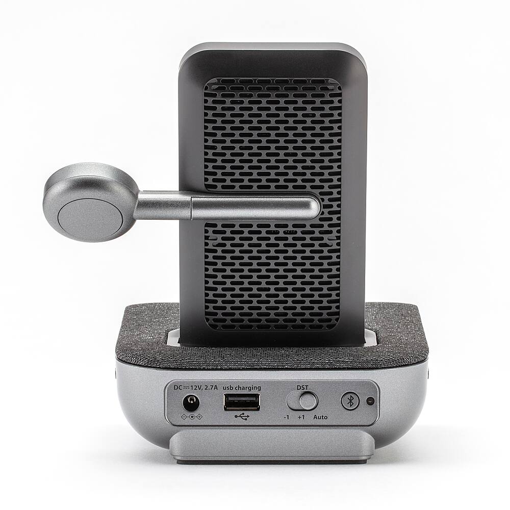 Alt View 18. iHome - TimeBase Pro+ - Bluetooth Alarm Clock with Triple Charging - Black.