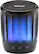 Front. iHome - PlayGlow Mini - Rechargeable Color Changing Portable Bluetooth Speaker - Black.