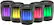 Alt View 11. iHome - PlayGlow Mini - Rechargeable Color Changing Portable Bluetooth Speaker - Black.
