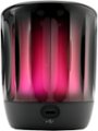 Alt View Zoom 1. iHome - PlayGlow Mini - Rechargeable Color Changing Portable Bluetooth Speaker - Black.