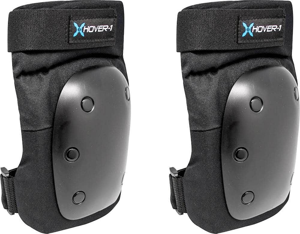 Alt View 12. Hover-1 - Kids Protective Elbow Pads, Wrist Guards and Knee Pads Set - Black.