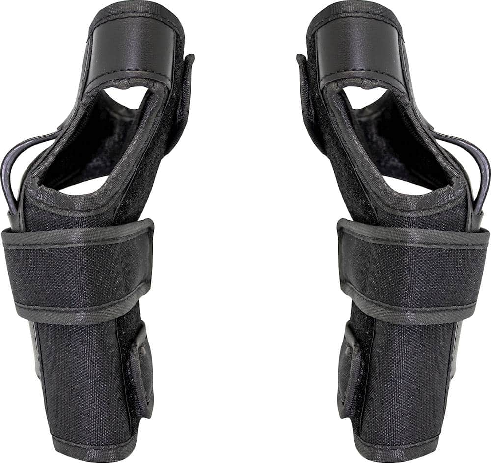 Alt View 13. Hover-1 - Kids Protective Elbow Pads, Wrist Guards and Knee Pads Set - Black.