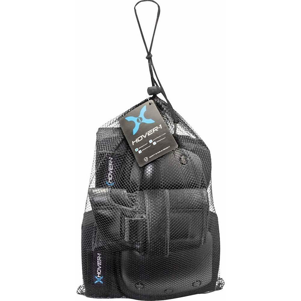 Alt View 14. Hover-1 - Kids Protective Elbow Pads, Wrist Guards and Knee Pads Set - Black.