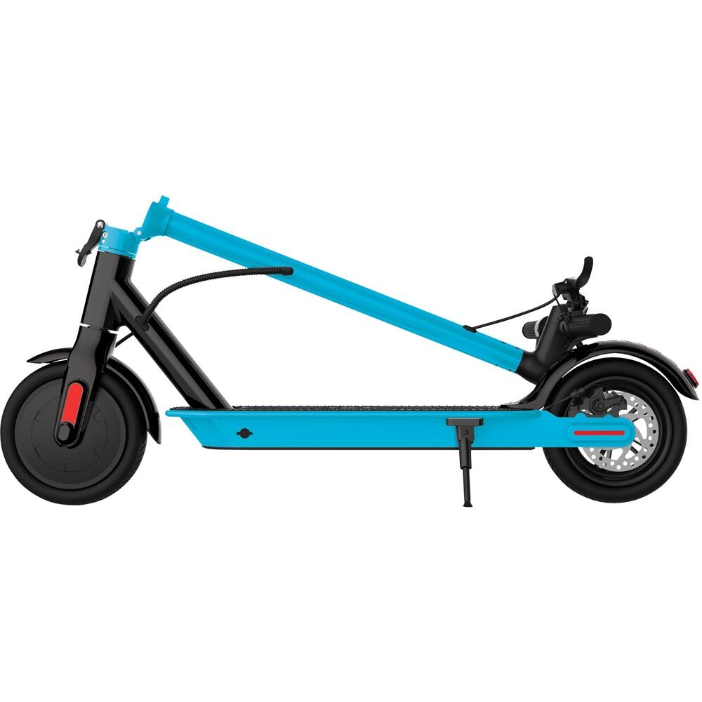 Angle. Hover-1 - Journey Foldable Electric Scooter w/16 mi Max Operating Range & 14 mph Max Speed - Blue.