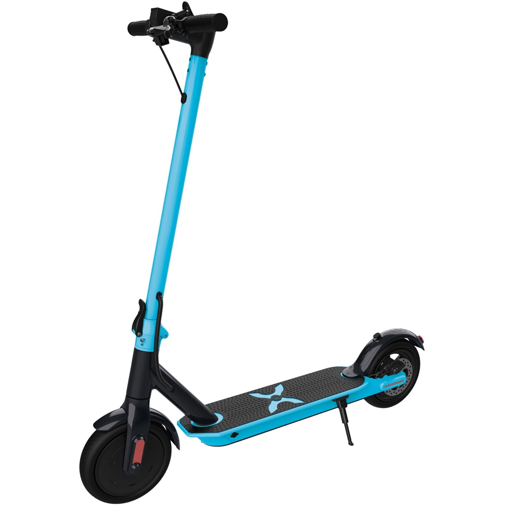 Zoom in on Front Zoom. Hover-1 - Journey Foldable Electric Scooter w/16 mi Max Operating Range & 14 mph Max Speed - Blue.