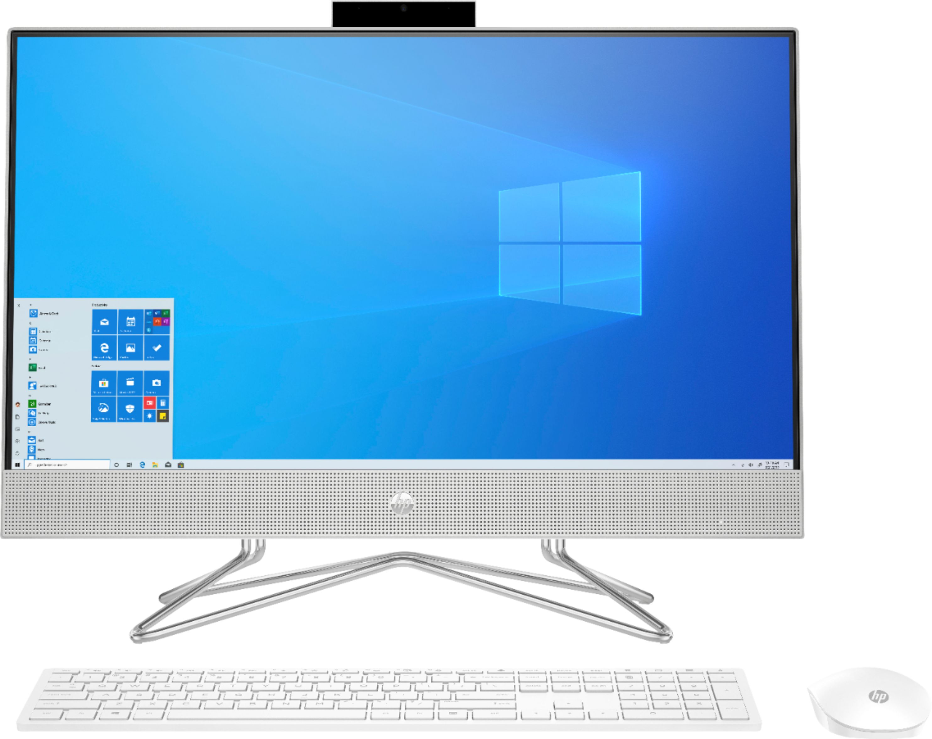 HP 23.8 Touchscreen All-in-One Desktop - AMD Ryzen 5 7520U - 1080p -  Windows 11