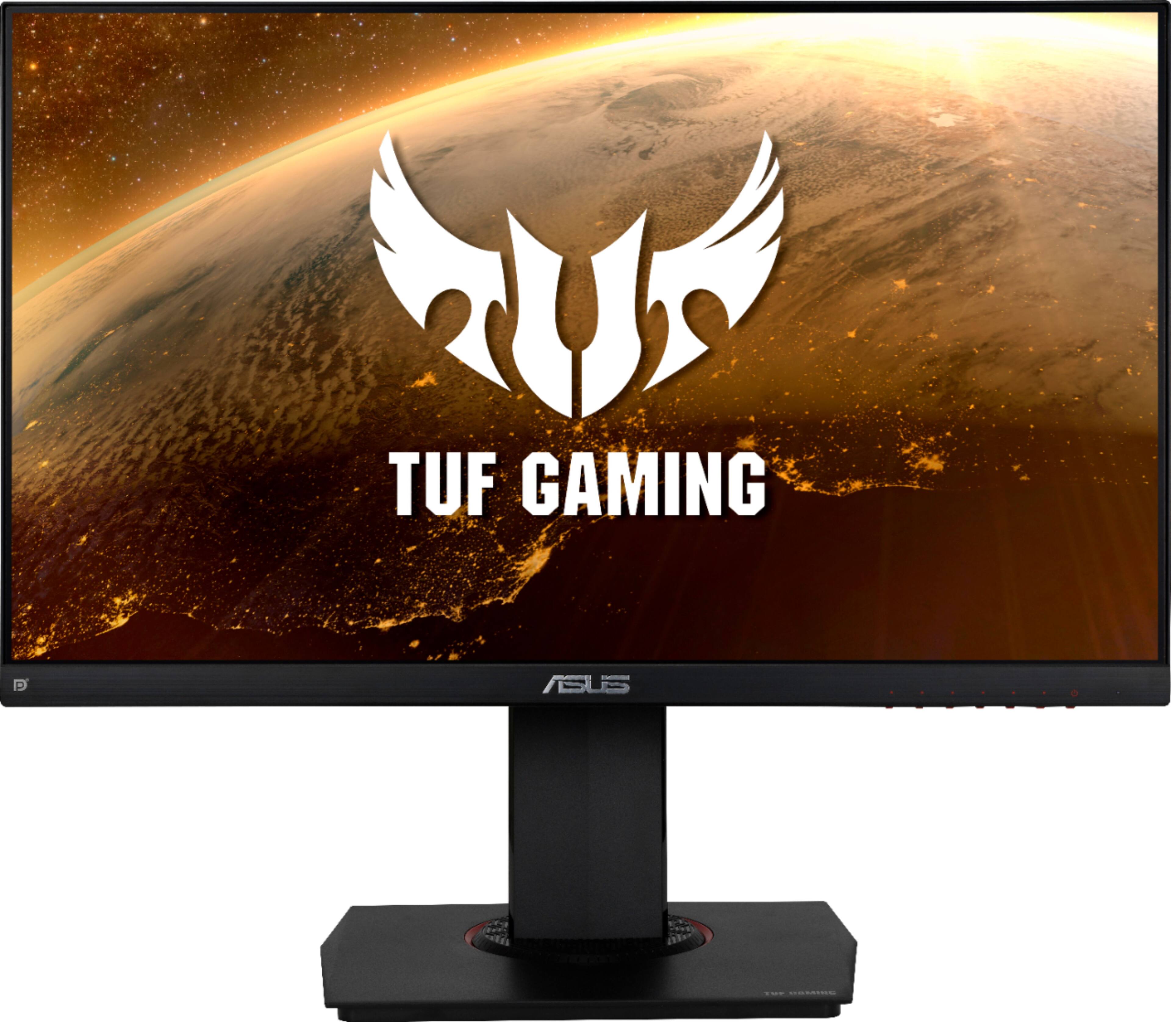 ASUS - Geek Squad Certified Refurbished TUF Gaming 24" FHD 144Hz 1ms Gaming Monitor with FreeSync Premium (DisplayPort, HDMI) - Black