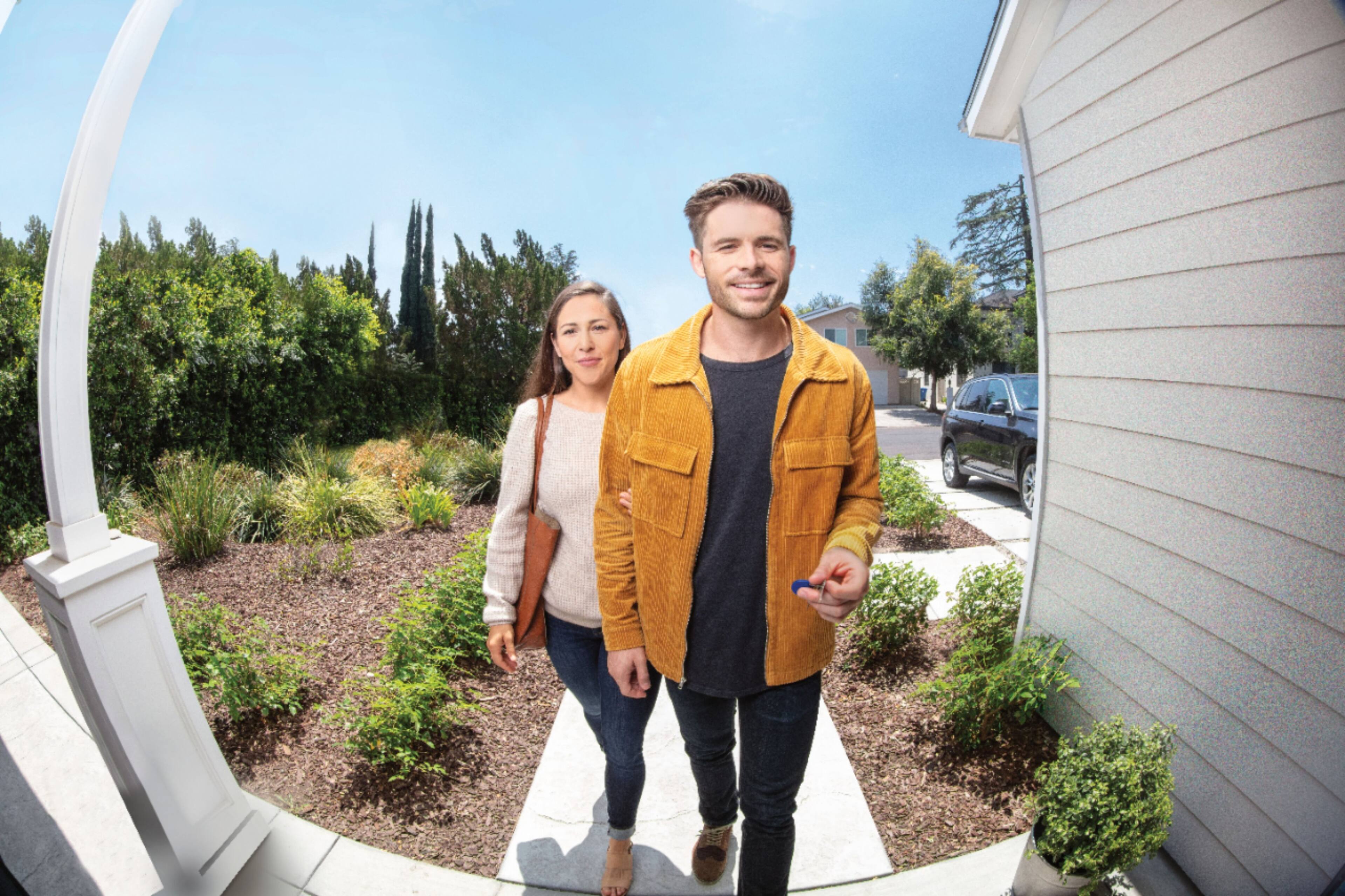 Alt View 16. Ring - Video Doorbell 3 - Satin Nickel.