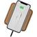 Alt View 14. Eggtronic - 15W Qi Certified Fast Charge Wireless Charging Pad for iPhone/Android - Saddle Brown.