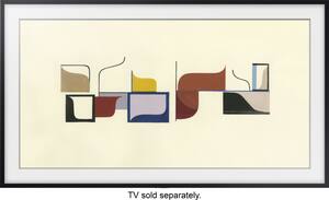 Samsung - 65" The Frame Customizable Bezel - Black - Front_Zoom