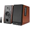 Angle. Edifier - R1700BT 4" 66-Watt Powered Bookshelf Speaker (Pair) - Brown.