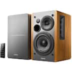 Angle. Edifier - R1280DB Powered Bluetooth Bookshelf Speakers, Computer Speakers - 42W RMS Optical Input - Wireless Studio Monitors - Brown.