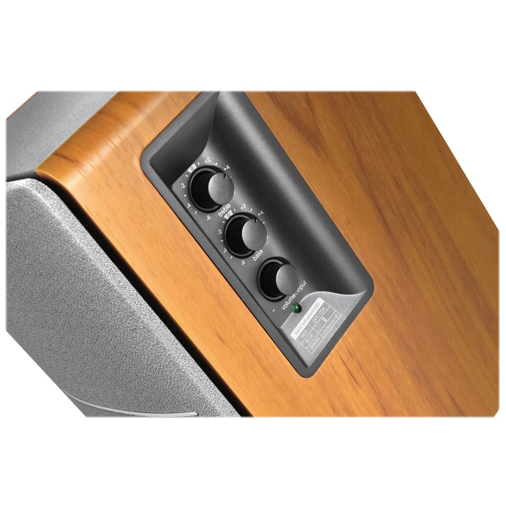 Edifier R1380DB 4 42-Watt Powered Bookshelf Speaker (Pair) Brown R1380DB -  Brown - Best Buy