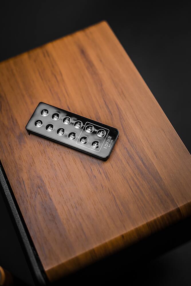 Alt View 15. Edifier - R1280DB Powered Bluetooth Bookshelf Speakers, Computer Speakers - 42W RMS Optical Input - Wireless Studio Monitors - Brown.