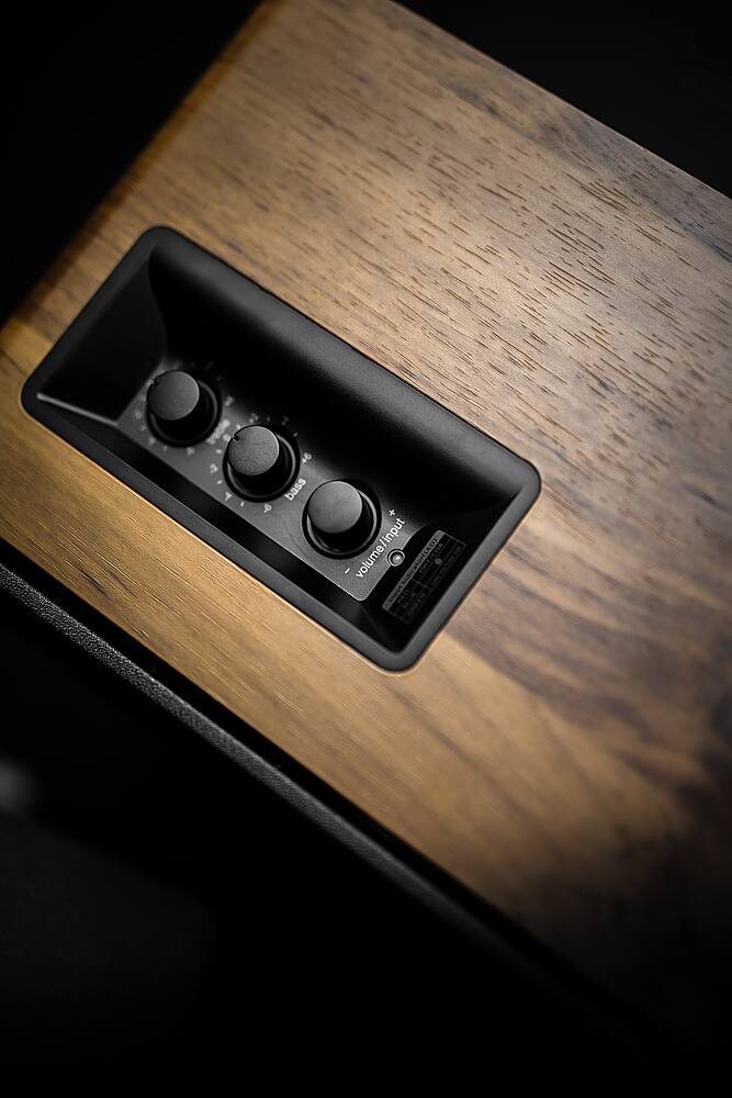 Alt View 14. Edifier - R1280DB Powered Bluetooth Bookshelf Speakers, Computer Speakers - 42W RMS Optical Input - Wireless Studio Monitors - Brown.