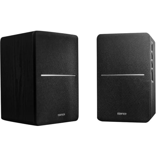 Alt View 15. Edifier - R1280DB Powered Bluetooth Bookshelf Speakers, Computer Speakers - 42W RMS Optical Input - Wireless Studio Monitors - Black.