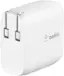 Alt View 11. Belkin - 24W Dual Port USB Wall Charger with USB C Cable - Fast Charging for iPhone, Galaxy , Pixel & More - White.