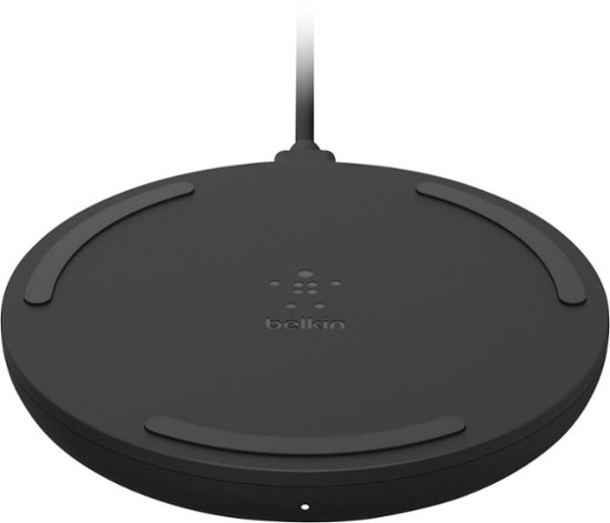 Front Zoom. Belkin - BOOST CHARGE 10W Wireless Charging Pad - Black.
