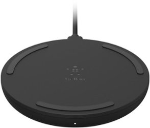 Belkin - Boost Charge Wireless Charging Pad 15W - Black - Front_Zoom