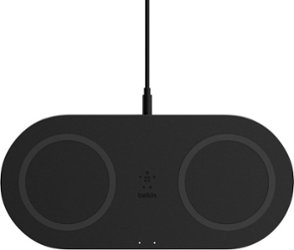 Belkin - BOOST CHARGE 10W Qi Certified Wireless Charging Pad for iPhone/Android - Black - Front_Zoom