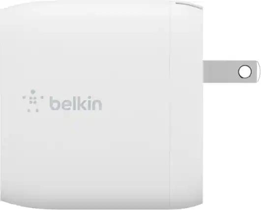 Front. Belkin - BOOST CHARGE 24W Wall Charger - White.
