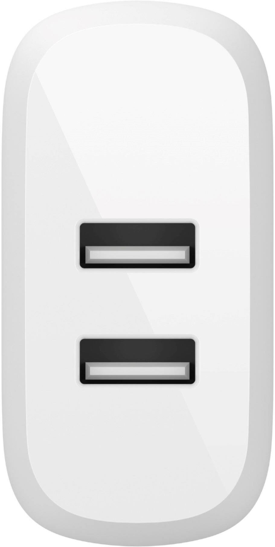 Alt View 12. Belkin - BOOST CHARGE 24W Wall Charger - White.