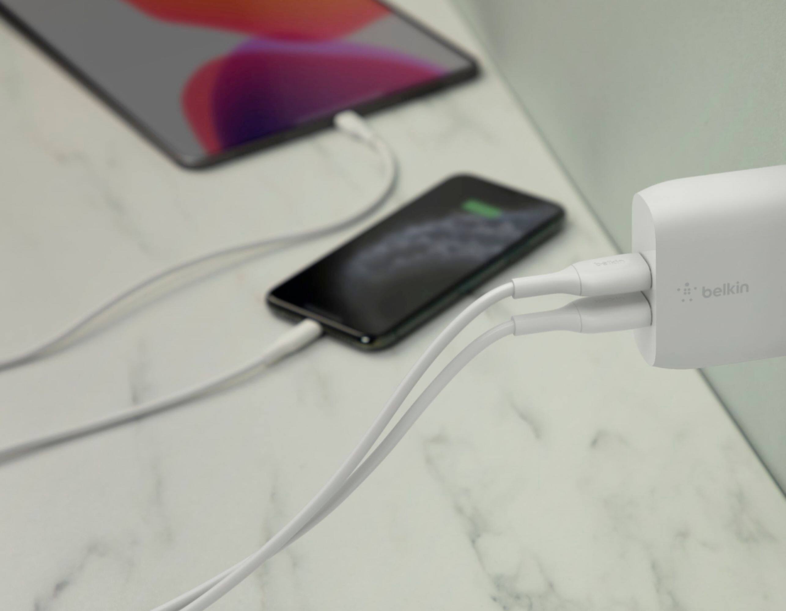 Alt View 13. Belkin - BOOST CHARGE 24W Wall Charger - White.