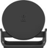 Belkin - 10W Qi-Certified Wireless Charger Stand - Fast Charging for iPhone, Samsung Galaxy - Includes AC Adapter - Black