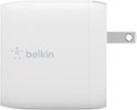 Belkin - BOOST CHARGE Dual USB-A Wall Charger 24W + Lightning to USB-A Cable - White