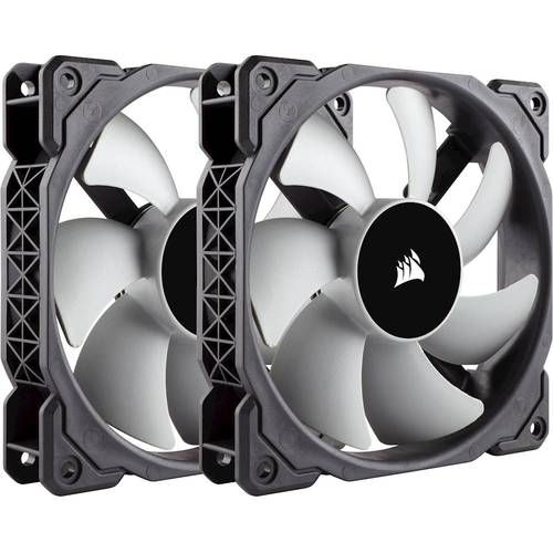 CORSAIR - ML Series 120mm Cooling Fan Kit - Black/White