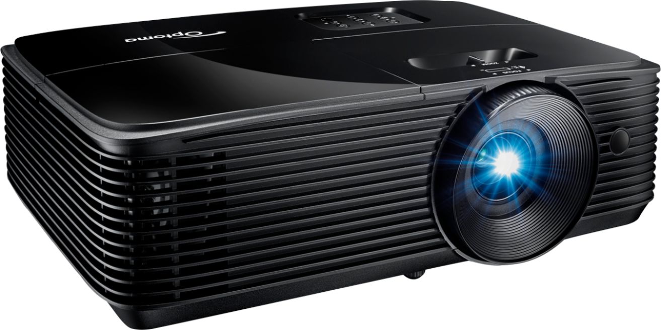 Angle View: Optoma - HD146X High Performance, Bright 1080p  Home Entertainment Projector with Enhanced Gaming Mode - Black
