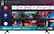 Front. Hisense - 55" Class H65 Series LED 4K UHD Smart Android TV - Black.