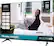 Left. Hisense - 55" Class H65 Series LED 4K UHD Smart Android TV - Black.