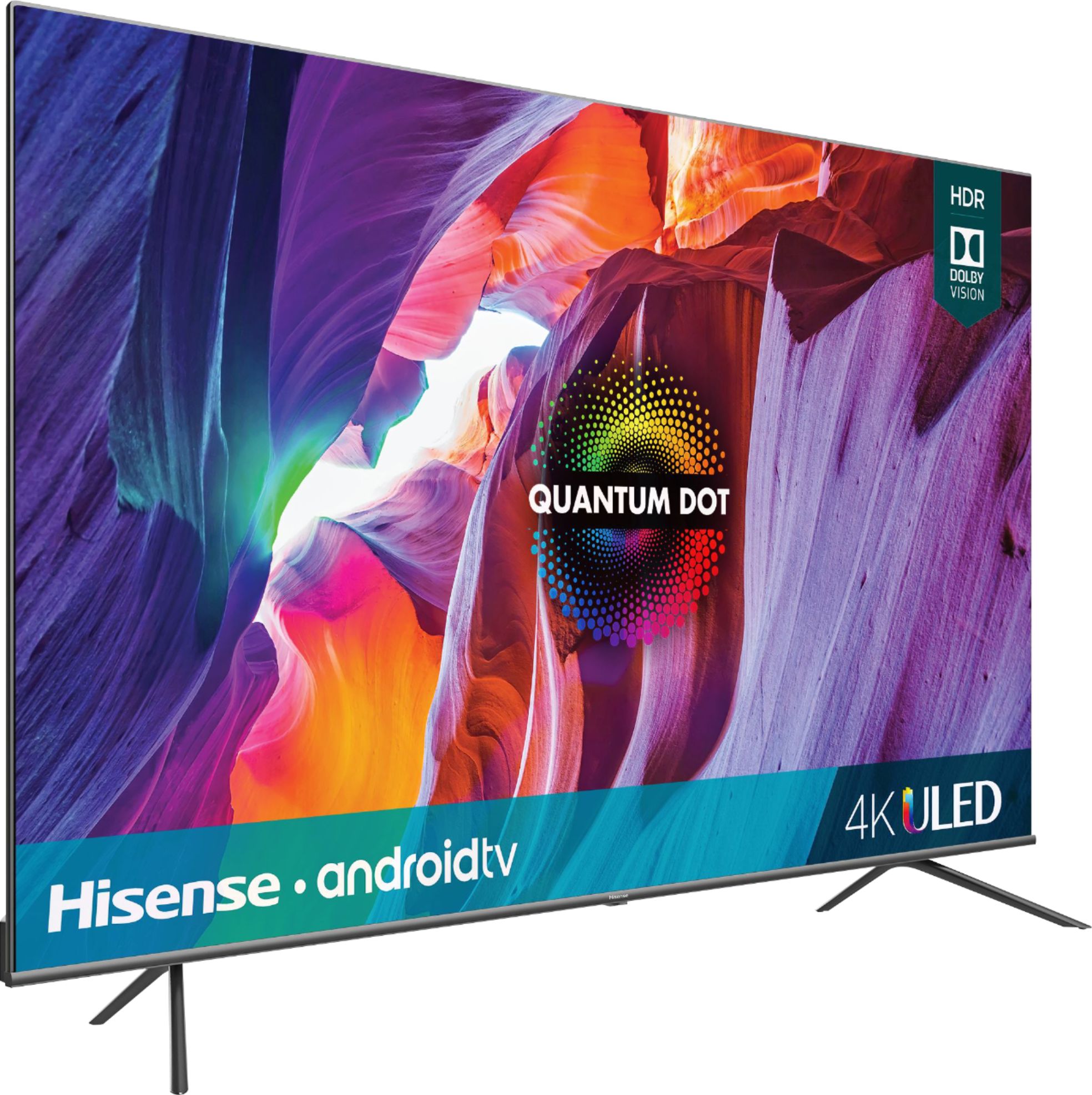 Angle View: Hisense - 75" Class H8G Quantum Series LED 4K UHD Smart Android TV