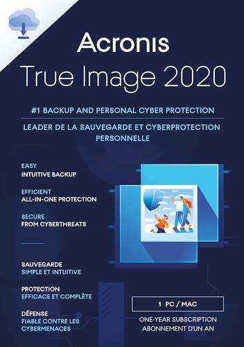 Acronis - True Image 2020 Premium (1-Year Subscription) - Android, Mac, Windows, iOS [Digital]