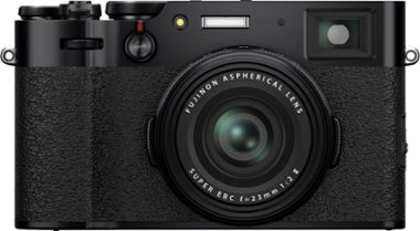 Fujifilm - X Series X100V 26.1-Megapixel Digital Camera - Black - Front_Zoom