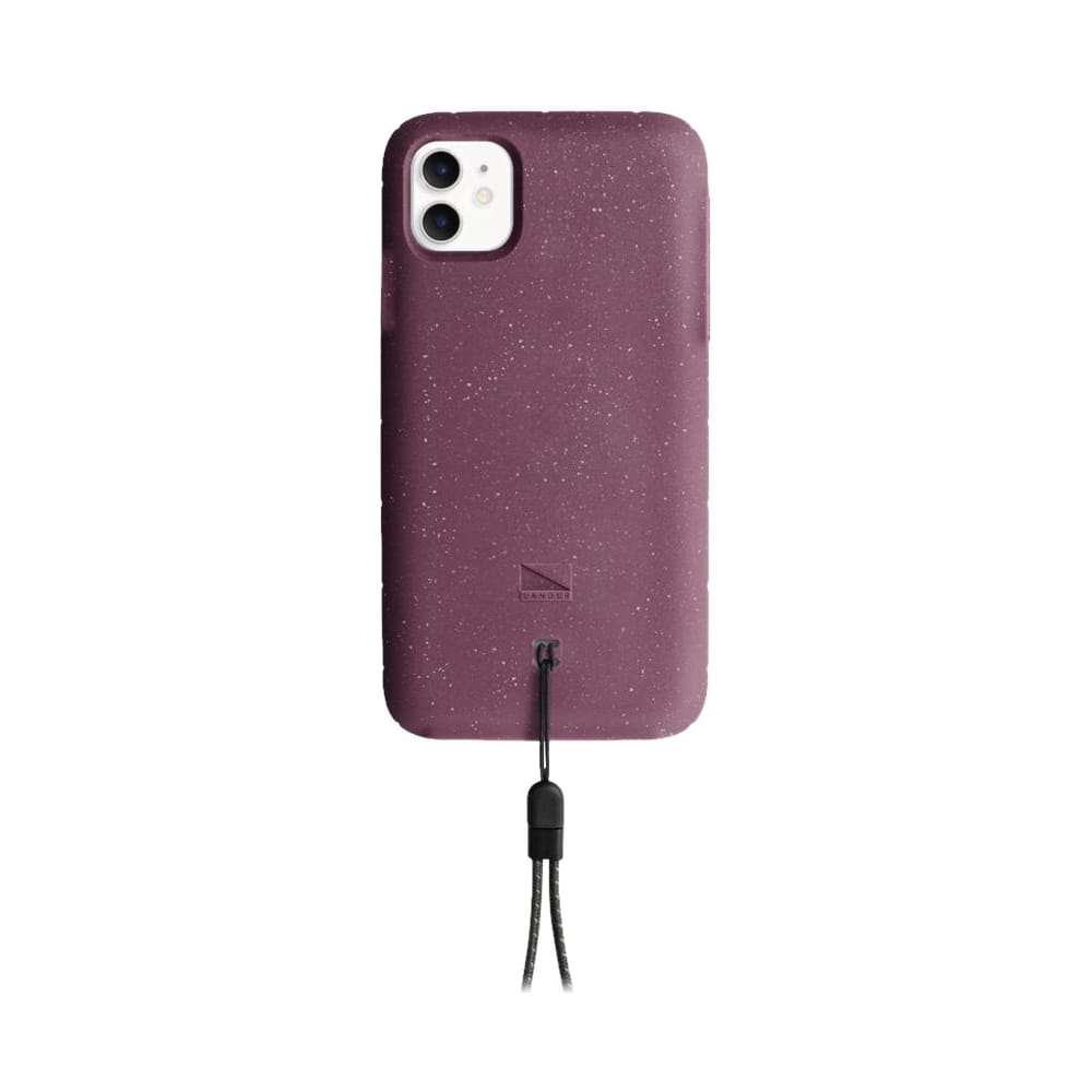 Angle View: Lander - MOAB Case for Apple® iPhone® 11 - Berry