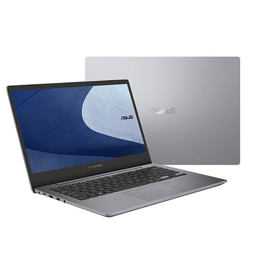 ASUS - ExpertBook 14 ”Laptop i5-8265U 8GB 256GB + TPM - Slab Gray-Front_Standard 