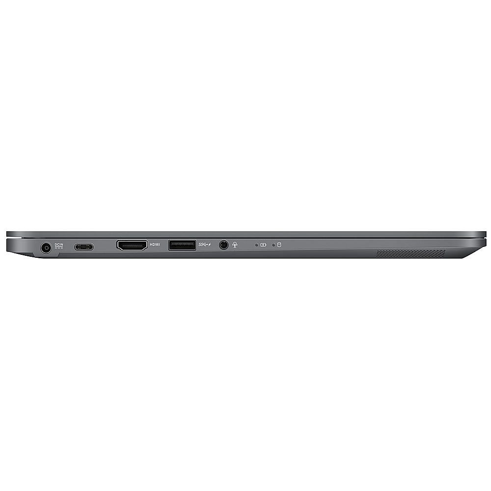 Left View: ASUS - ExpertBook 14 ”Laptop i5-8265U 8GB 256GB  + TPM - Slab Gray